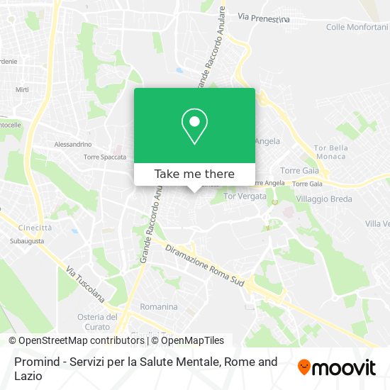 Promind - Servizi per la Salute Mentale map