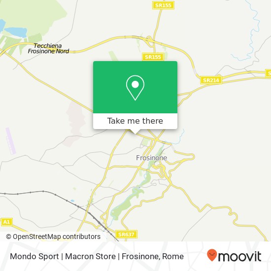 Mondo Sport | Macron Store | Frosinone map