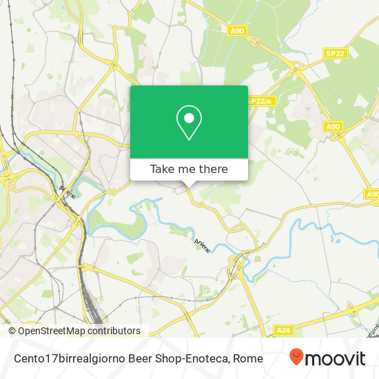 Cento17birrealgiorno Beer Shop-Enoteca map