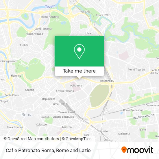 Caf e Patronato Roma map