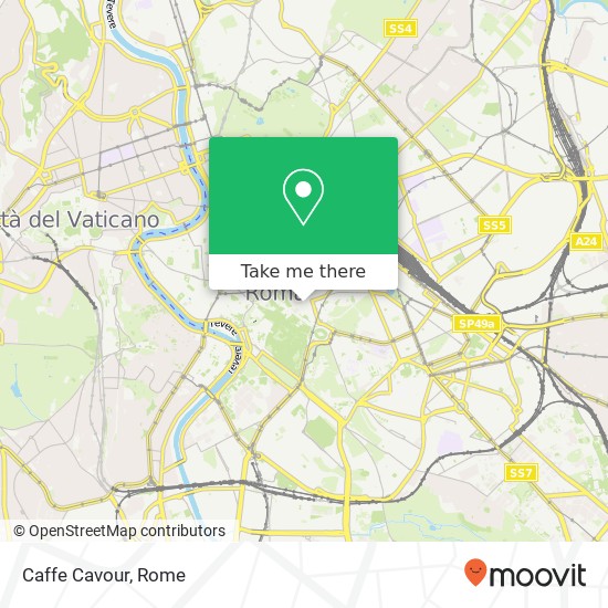 Caffe Cavour map