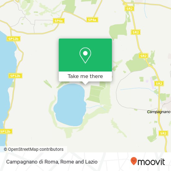 Campagnano di Roma map