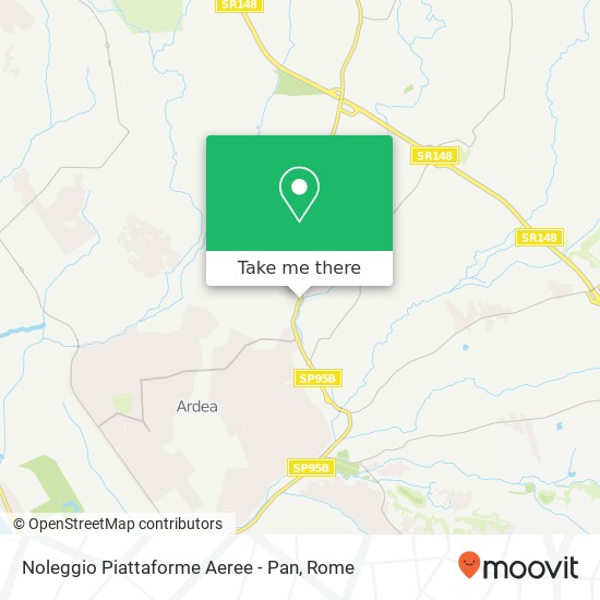 Noleggio Piattaforme Aeree - Pan map