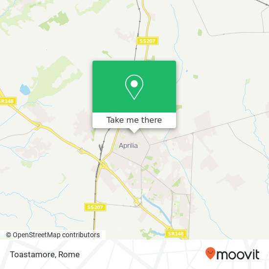 Toastamore map