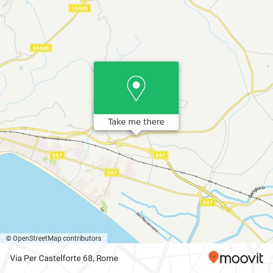 Via Per Castelforte 68 map