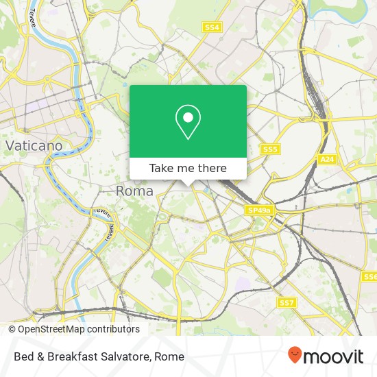 Bed & Breakfast Salvatore map