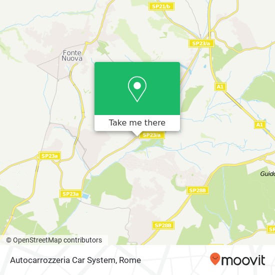 Autocarrozzeria Car System map