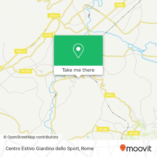 Centro Estivo Giardino dello Sport map