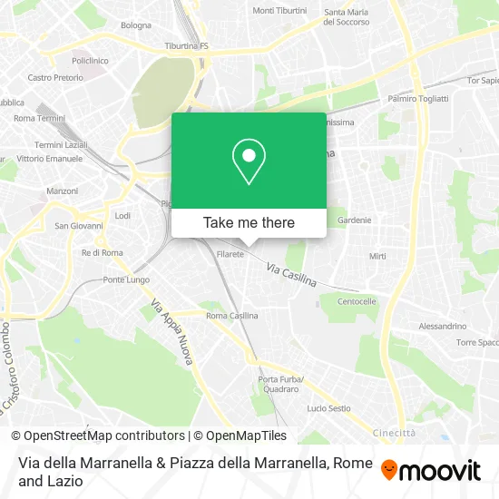 Marranella Street & Marranella Square map