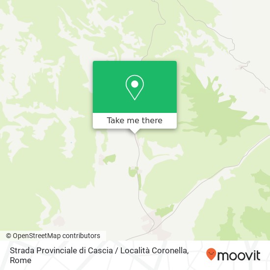 Strada Provinciale di Cascia / Località Coronella map