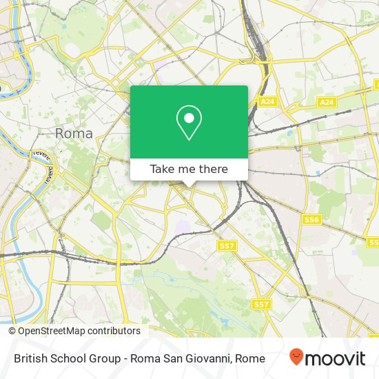 British School Group - Roma San Giovanni map