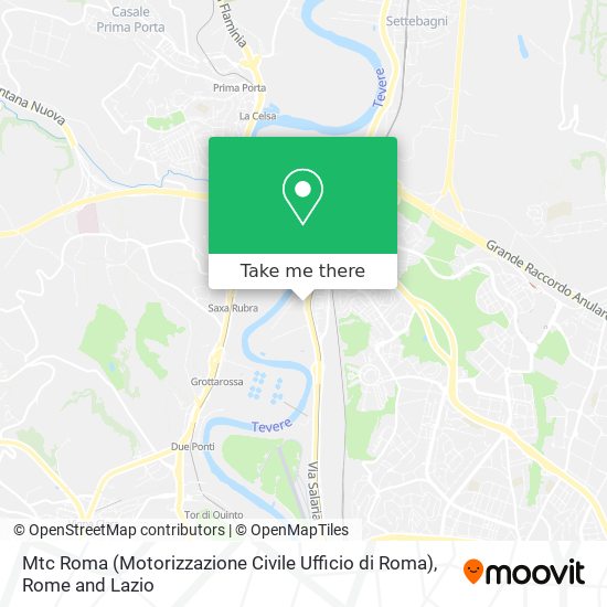 Mtc Roma (Motorizzazione Civile Ufficio di Roma) map
