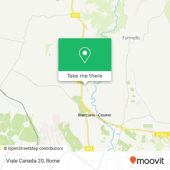 Viale Canada 20 map