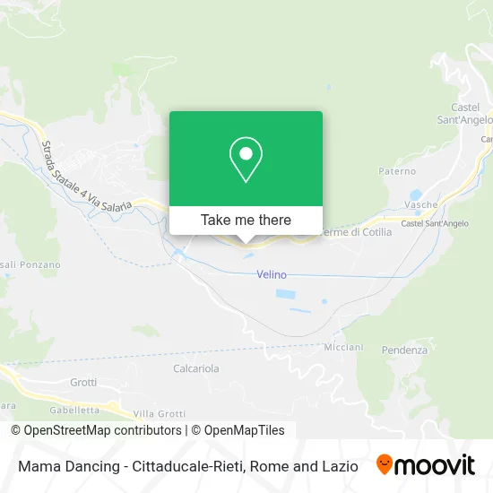 Mama Dancing - Cittaducale-Rieti map