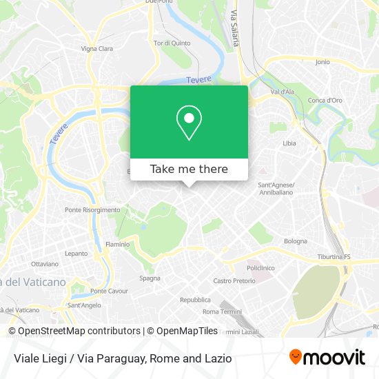Viale Liegi / Via Paraguay map