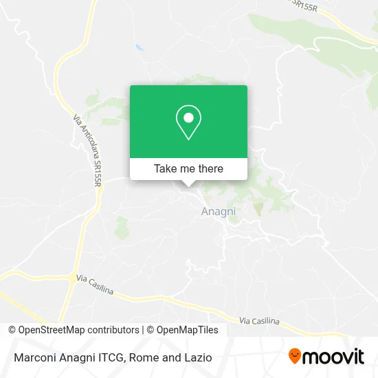 Marconi Anagni ITCG map