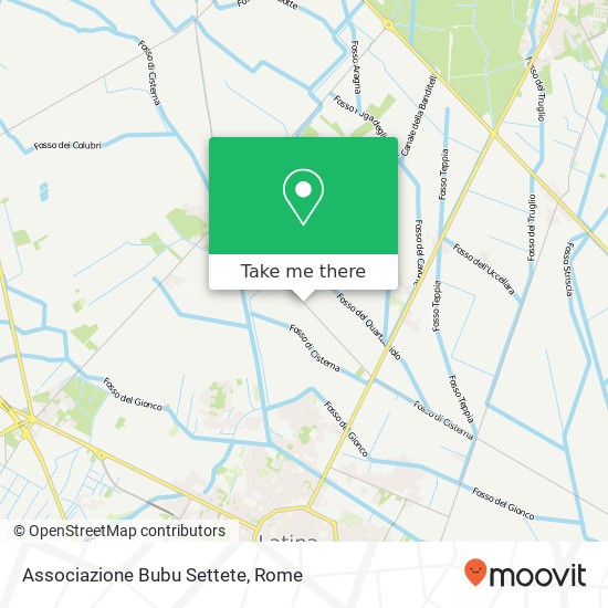 Associazione Bubu Settete map