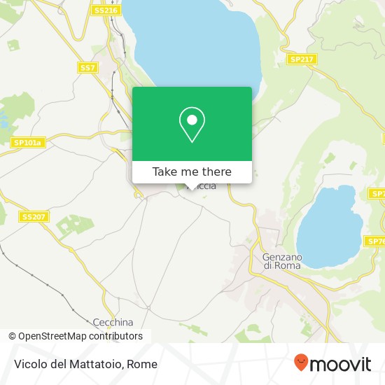 Vicolo del Mattatoio map