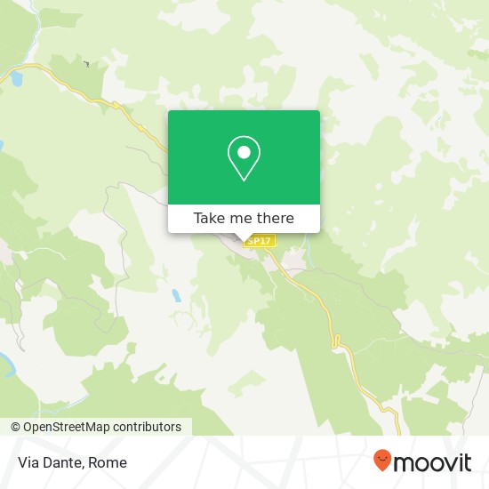 Via Dante map