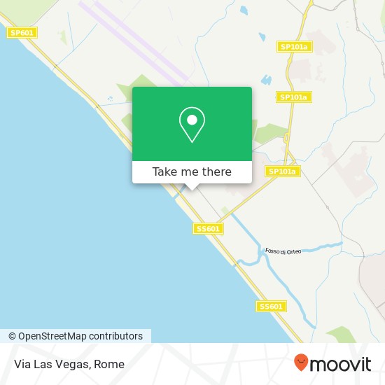 Via Las Vegas map