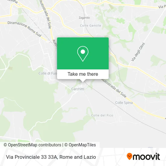 Provincial Road 33 33A map