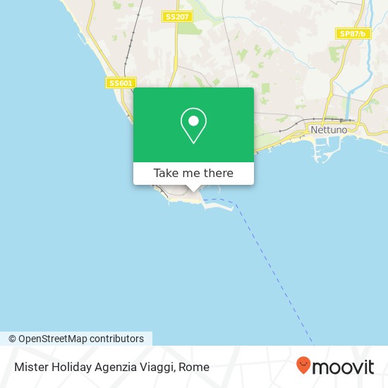 Mister Holiday Agenzia Viaggi map
