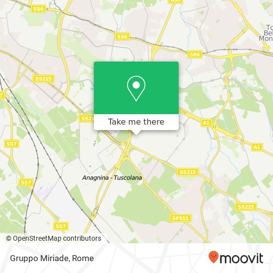 Gruppo Miriade map