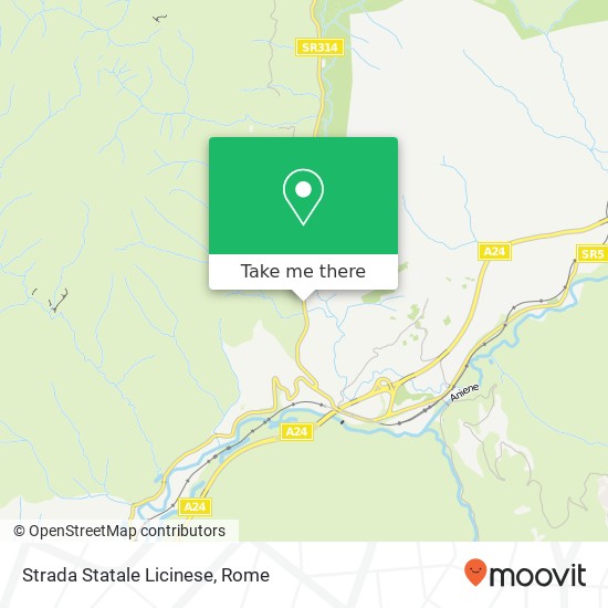 Strada Statale Licinese map