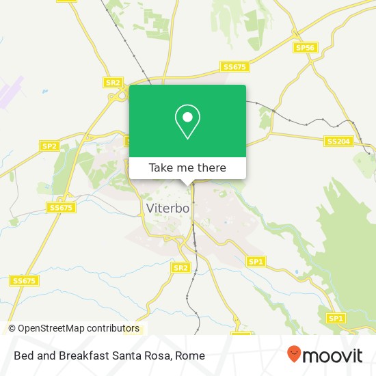 Bed and Breakfast Santa Rosa map