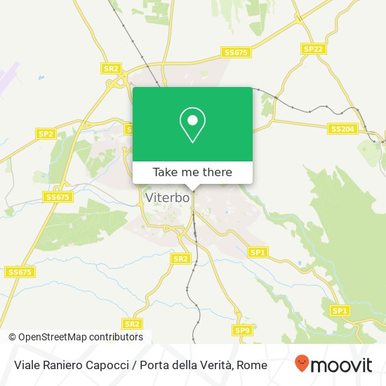 Viale Raniero Capocci / Porta della Verità map