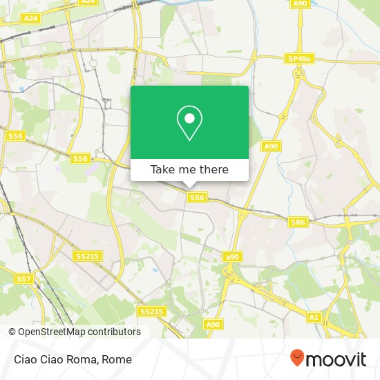 Ciao Ciao Roma map