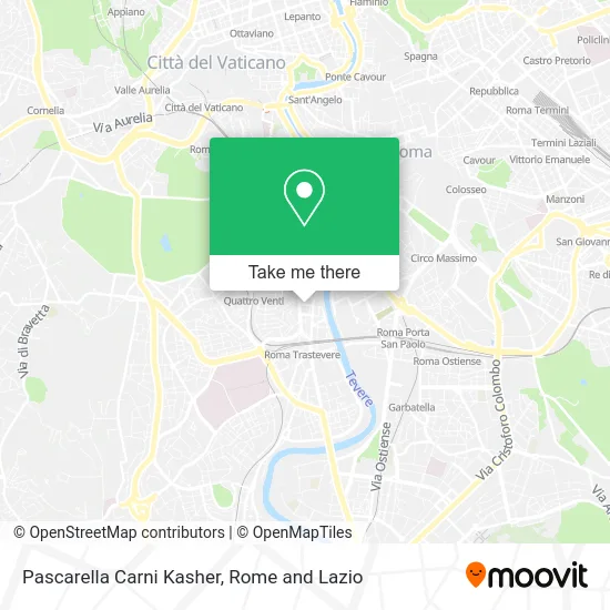 Pascarella Kosher Meats map