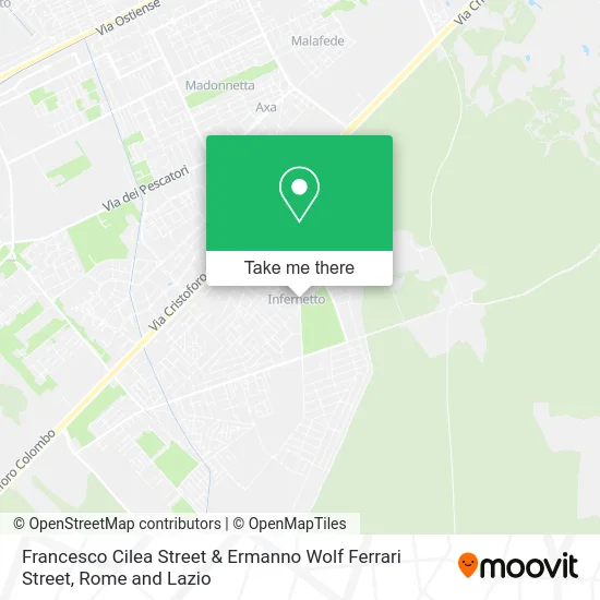 Francesco Cilea Street & Ermanno Wolf Ferrari Street map