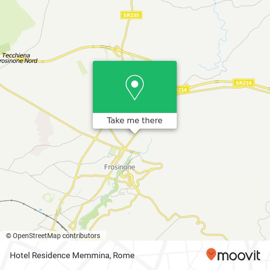 Hotel Residence Memmina map