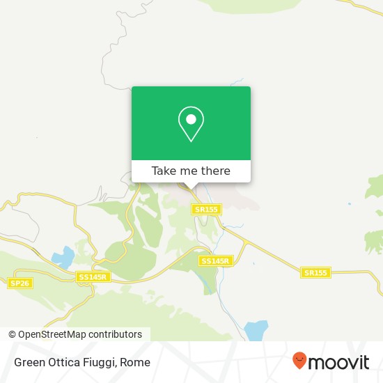 Green Ottica Fiuggi map