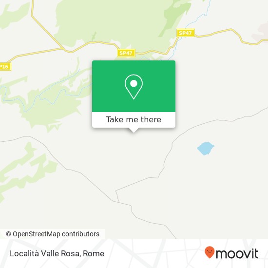 Località Valle Rosa map