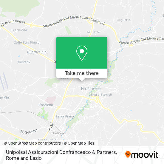 Unipolsai Assicurazioni Donfrancesco & Partners map