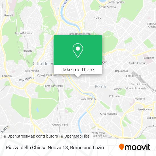 Piazza della Chiesa Nuova  18 map