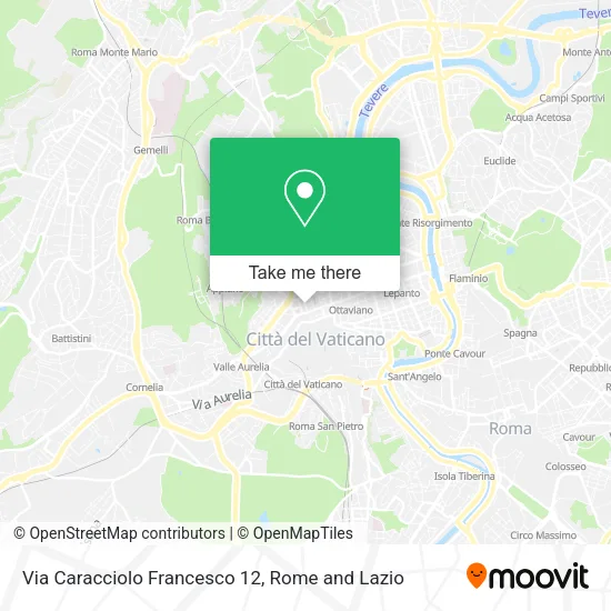 Via Caracciolo Francesco  12 map