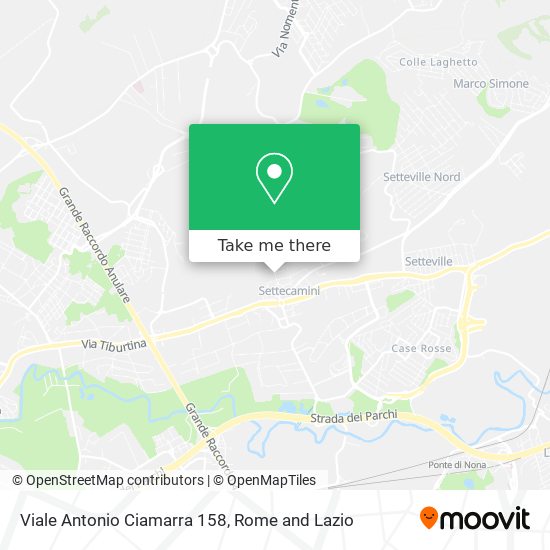 Viale Antonio Ciamarra 158 map