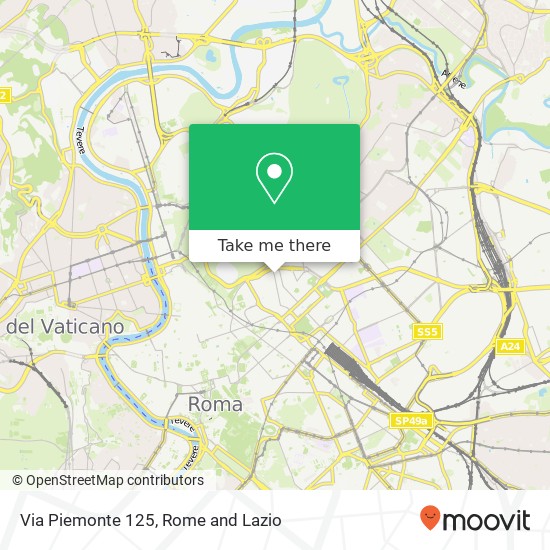 Via Piemonte  125 map