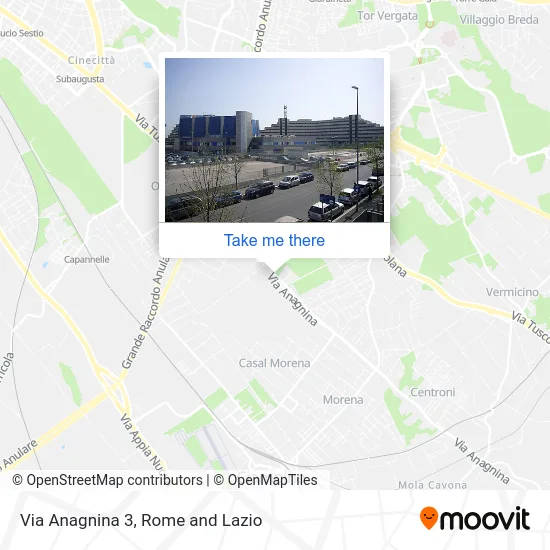 Anagnina Street 3 map