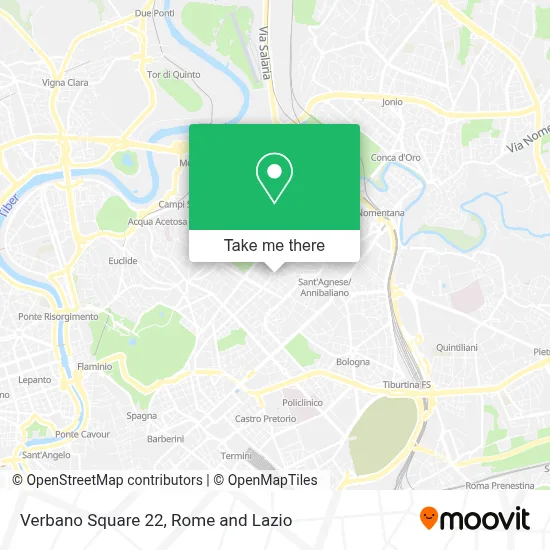 Verbano Square 22 map