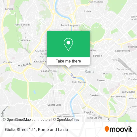 Giulia Street 151 map
