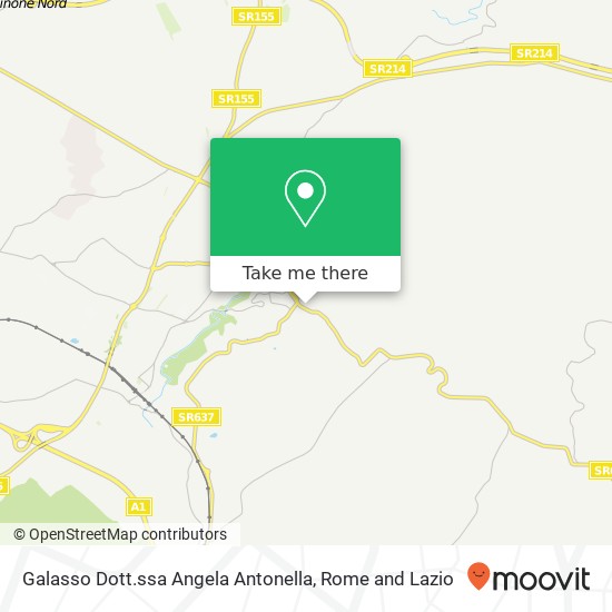 Galasso Dott.ssa Angela Antonella map