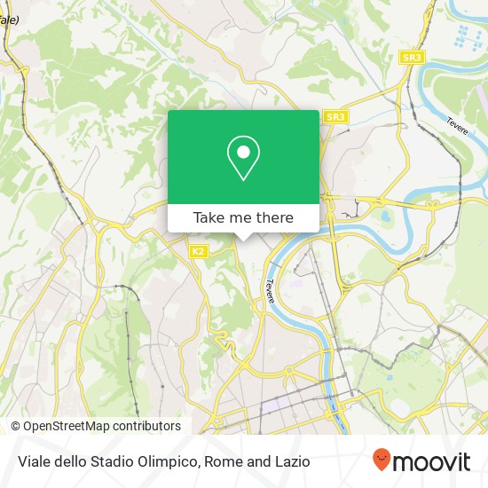 Viale dello Stadio Olimpico map