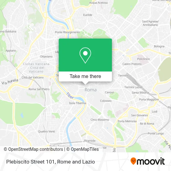 Plebiscito Street 101 map