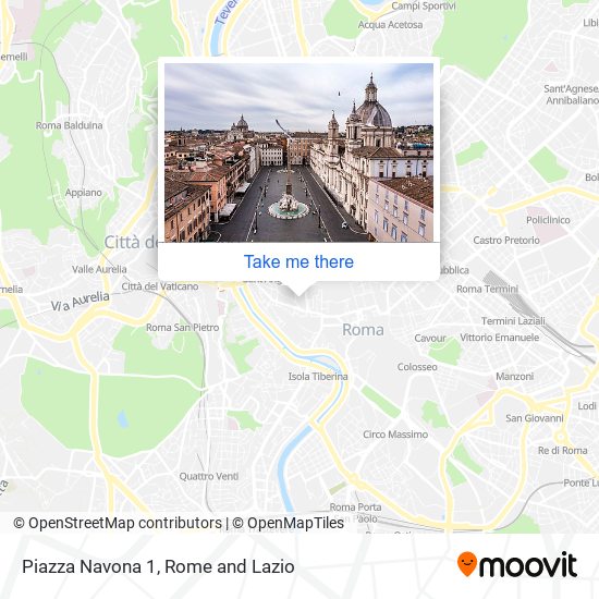 Piazza Navona  1 map