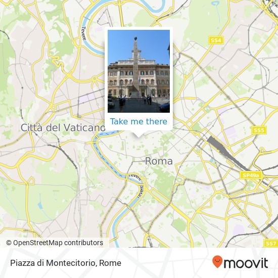 Piazza di Montecitorio map
