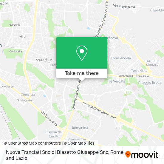 Nuova Tranciati Snc di Biasetto Giuseppe Snc map